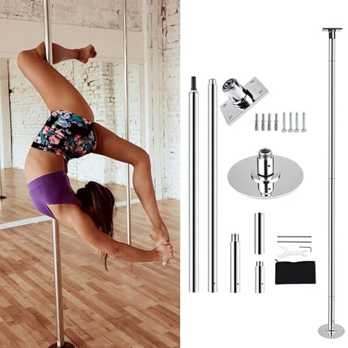 Ceiling Fixed Dance Pole, Professional Dancing Stripper Pole, Steel Workout Pole for Home/Party/Bar/Gym, Pole Dance Practice Rod (Color : 2.825M-2.95M(9.3FT-9.7FT))