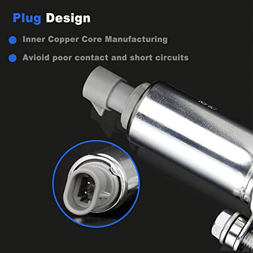 Vvt Intake & Exhaust Camshaft Position Actuator Solenoid Valve Kit For Chevy Gmc Equinox Malibu Cobalt Hhr Terrain Buick Pontiac Saturn 2.0L 2.2L 2.4L Replaces Part Number 12655420 12655421 And More #TOP5