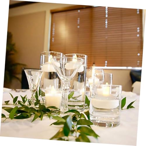 Velas LED flotantes impermeables con sensor de agua para centros de mesa 6