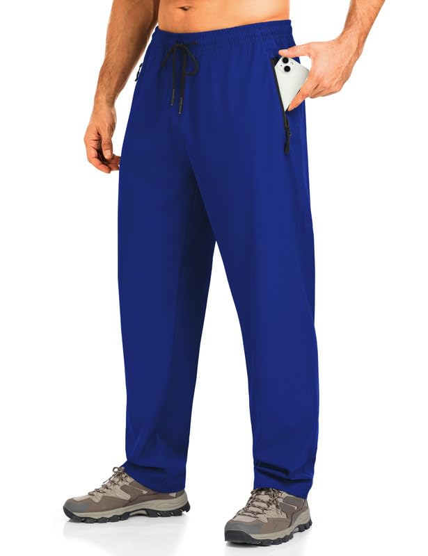 INYOTRAK Men's Hiking Pants Lightweight Water Resistant Quick Dry Athletic Joggers with 3 Pockets - image 2