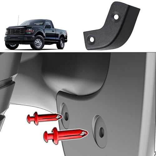 Image of Mud Flaps Delete Compatible with 2026 Ford F150 2WD /4WD Accessories 2021-2025 All Weather Fender Guard Mudguards Sediment Protection No Need to Drill Holes Compatible with Ford F150 Accessories