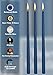 Hyoola 12 Pack Tall Taper Candles - 10 Inch Midnight Blue Dripless, Unscented Dinner Candle - Paraffin Wax with Cotton Wicks - 8 Hour Burn Time