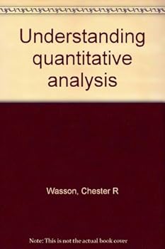 Paperback Understanding quantitative analysis Book