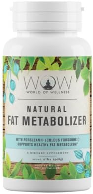 Wow Natural Fat Metabolizer - Support Weight Loss and Increase Energy Levels - Healthy Natural Weight Loss Supplement