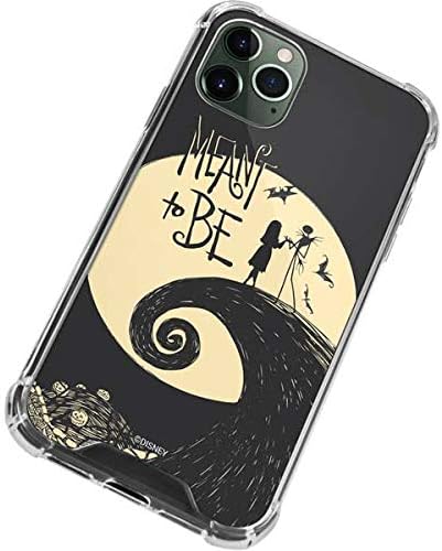 Skinit Clear Phone Case Compatible with iPhone 12 Pro Max - Officially Licensed Disney The Nightmare Before Christmas Jack and Sally Meant to Be Design