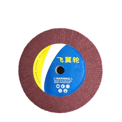 1pc 150/200/250mm Mop Polimento Roda Não-Tecido Flap Escova Nylon Disco De Fibra Vermelho Verde, Ver