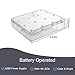Acmee 5 inch Acrylic Square LED Vase Base Ligtht, LED Base Light with 16 LEDs for Vases Table Centerpiece Decoration, LED Base Battery Operated/USB Cable 2 Functions(White Light)