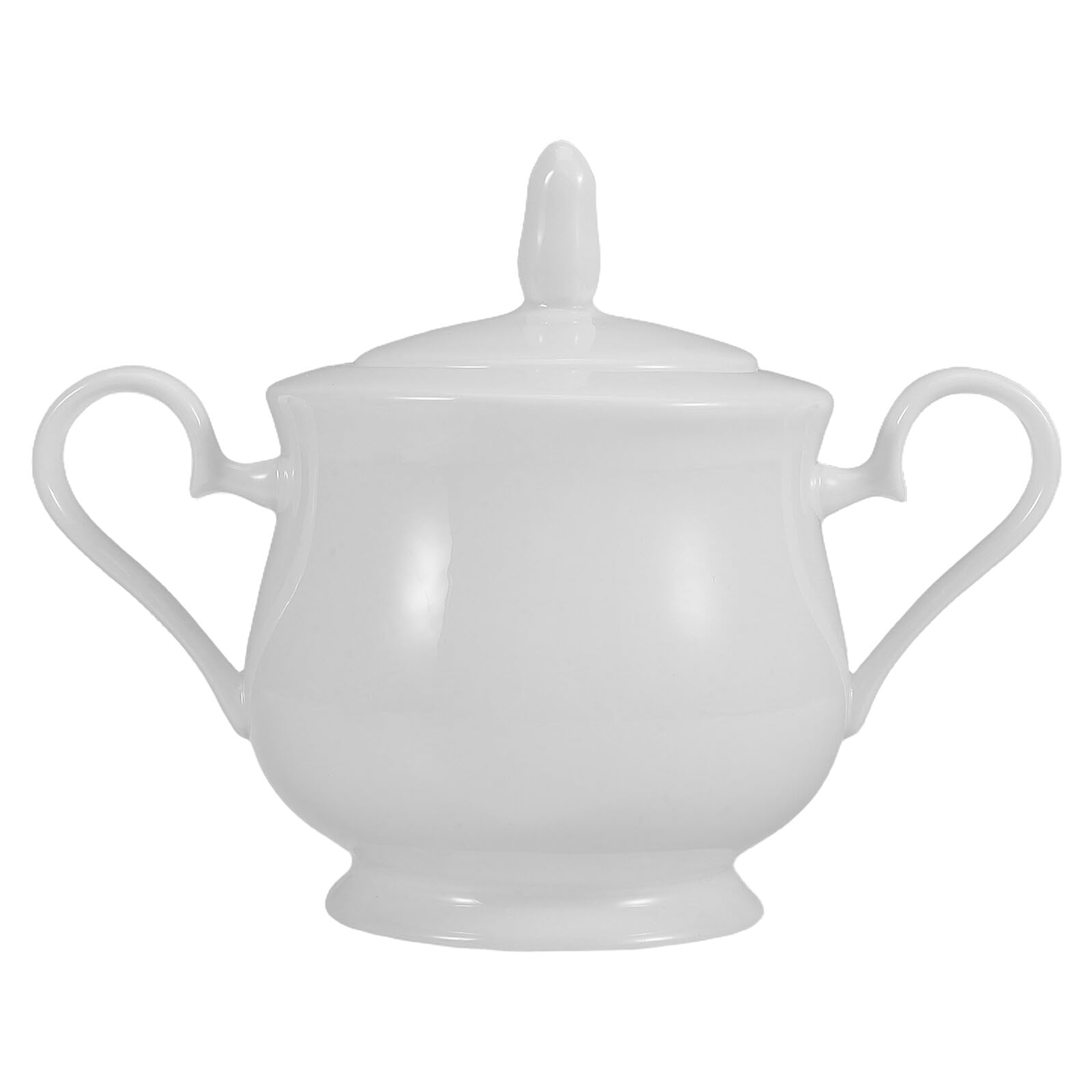 Sucrier en Céramique Couvercle 370 Ml Pot à Sucre Porcelaine Hermétique Usage la Cuisine Salon Bol Bonbons Polyvalent