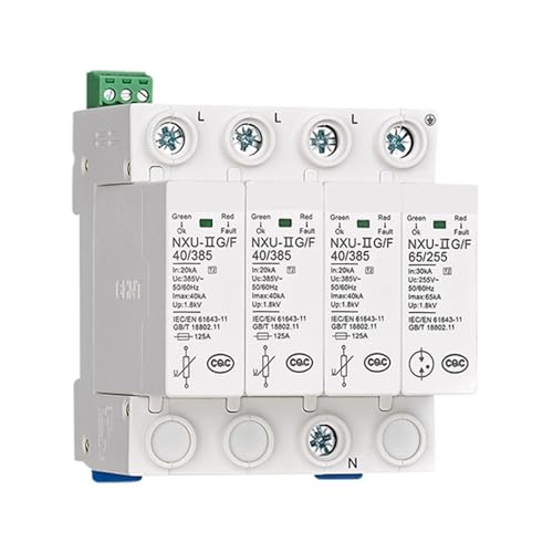 Protecteur de surtension NXU NXU-ⅡG/F 100kA/275V 4P parafoudre triphasé tableau électrique
