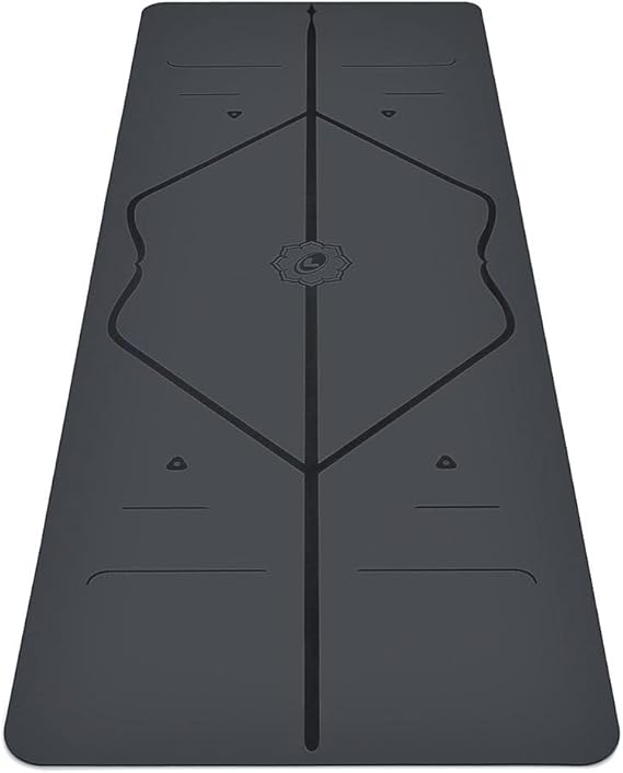 Liforme Original Yoga Mat Patented Alignment System, Warrior-like Grip, Non-slip, Eco-friendly and Biodegradable, sweat-resistant, 4.2mm thick mat for comfort