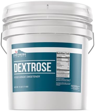 Earthborn Elements Dextrose (3.5 Gallons), Sugar Substitute, Always Pure (272 Ounce)