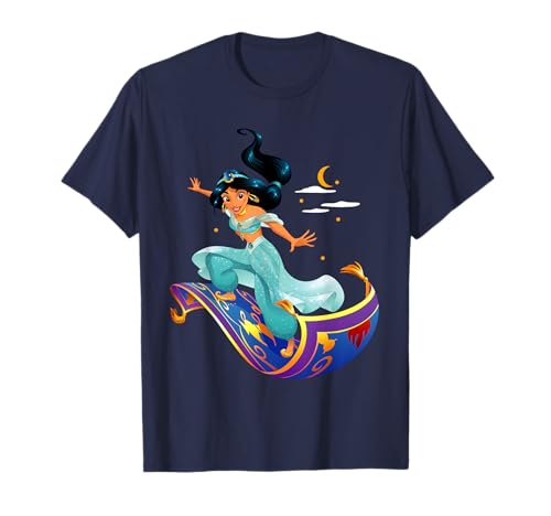 Disney Aladdin Princess Jasmine Magic Carpet Pose - Camiseta Camiseta