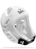 DAEDO WT Recognized Taekwondo Head Guard - Officially Approved, Molded Foam Construction, Lightweight Protection for Sparring & Competition, Large - White