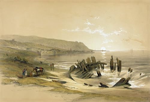 Tableau toile Caïphe David Roberts affiches d'art décoration murale 60x90cm