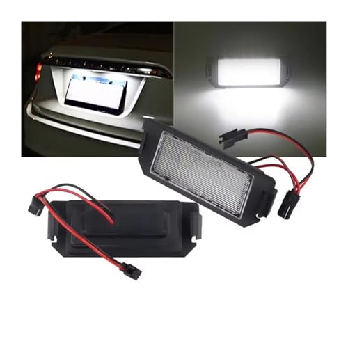 Lámparas luz matrícula LED blancas 6000K para Kia Picanto TA sin error 6