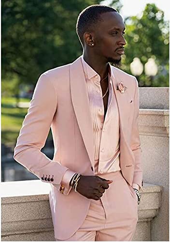 Mi Bo Tong Mens Summer Suit 2 PC Shawl Lapel Mens Suits for Wedding Blazer Pants Groomsmen Tuxedos3