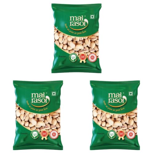 Image of MAI RASOI Premium Roasted and Salted Pistachios 1 kg (Pack of 3)