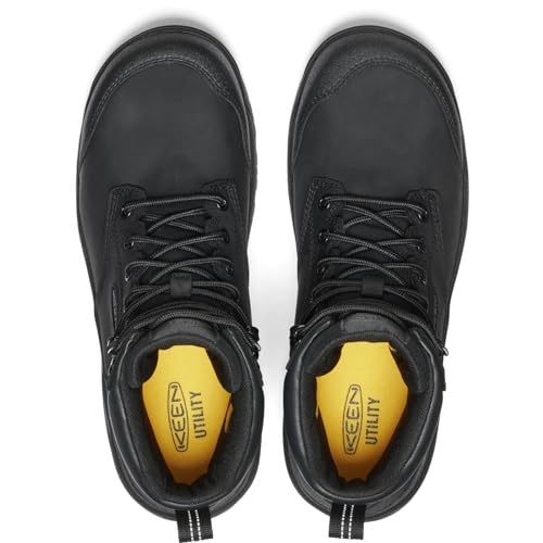 Image of KEEN Utility Men's Evanston 6 inch Composite Toe Waterproof Leather Durable Construction Work Boots
