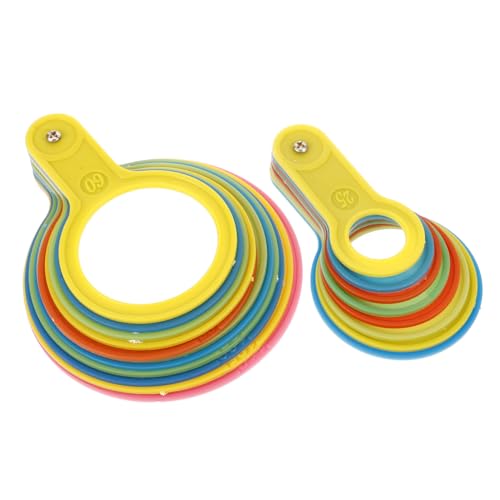 FUNOMOCYA 2 Pack Fruit Measuring Ring Tool for Size Grading High Precision Measuring Circles