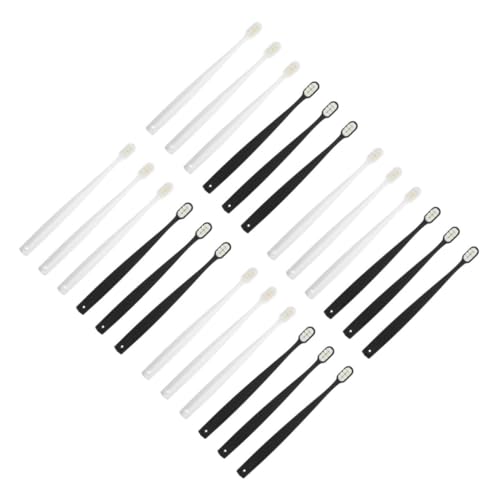Beaupretty 24pcs Soft Toothbrush Gums Bristle Manual Toothbrushes for Pregnant Women Dual Use for Home Travel Ergonomic Design for Comfortable Cleaning