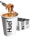 Huel Hot & Savoury Cups, Korean BBQ Noodles (8 x Pots), High-Protein Vegan Ration Packs, Protein Noodles with 26 Vitamins & Minerals, Healthy Ready Meals