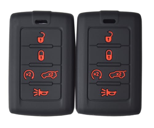Coque silicone Jeep Grand Cherokee 2022 étui clé 5 boutons