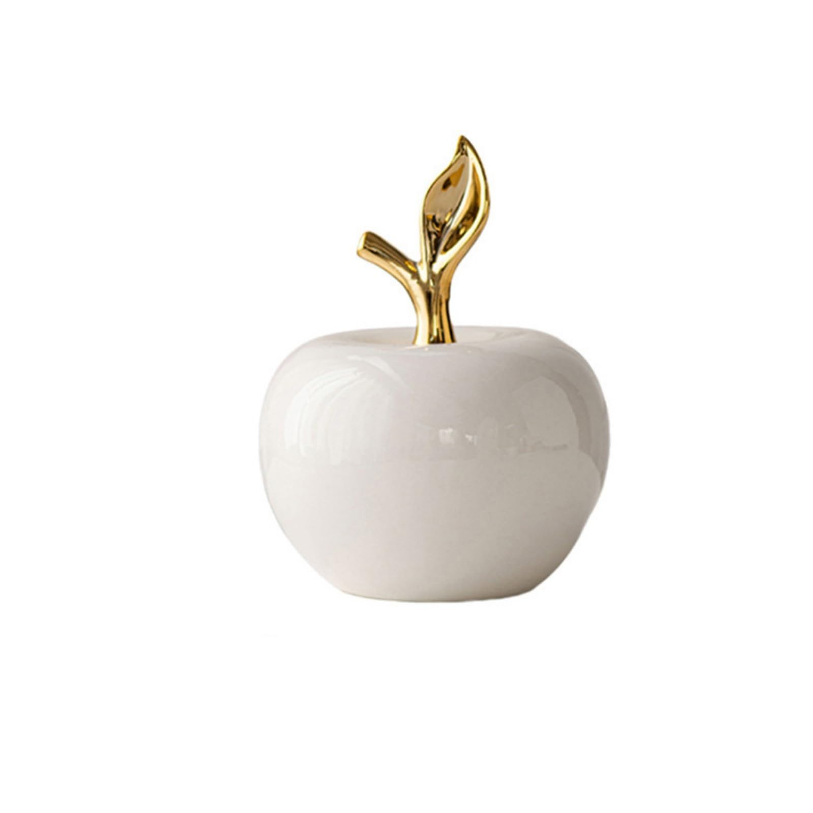Snorvixre Ceramic Furits Statue Fruit Figurine Tabletop Centerpieces Decorative Sculptures Ornament for Home Decors Ceramic Furits