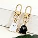 Geguosen Gifts for Teenage Girls Ghost Keychain Halloween Gifts for Teen Girl Best Friend Birthday Cute Stuff for Teens Women Best Friends Girls Fashion Friendship Key Chain for Her