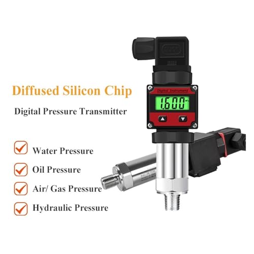 Transmisor de presión 4-20ma con pantalla LCD para control de fluidos 4
