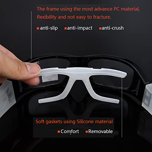 PELLOR Sports Goggles Eyewear Safety Protective Glasses for Soccer Basketball Motorcycle Outdoor Sports for Teen, 14 to 20 years