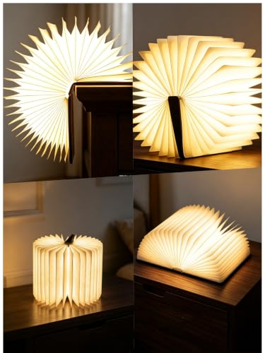 Lámpara de libro de 3 colores plegable y portátil con luz led regulable antifatiga 3