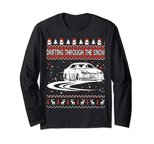 Drifting Through The Snow Ugly Christmas Sweater