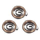 sourcing map 3 Stück Bohrmaschine Feder Hülse Eingabe Rückholfeder 680mm 36 x 6 x 0,65 mm