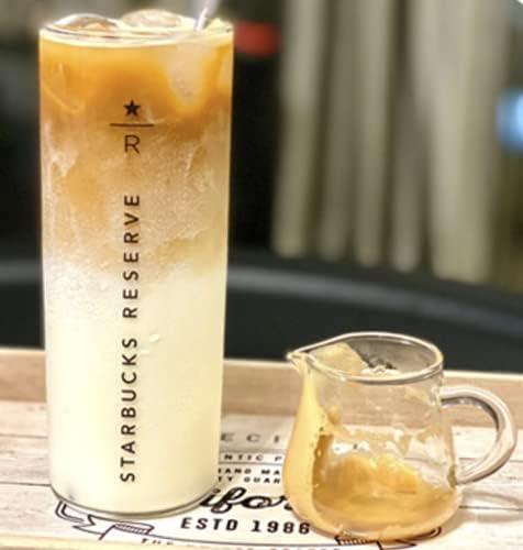 Miniatura 5 de 4 piezas de jarra de crema de vidrio para servir salsa jarra de crema con asa, 2 onzas