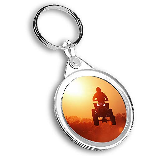 1 x porte-clés photo – ATV Trick Quad Bike Dirt 4x4 | Porte-clés | Breloque | #44160, multicolore, M