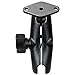 Ram Mount 1-Inch Diameter Ball Standard Length Double Socket Arm with Diamond Base (Black)