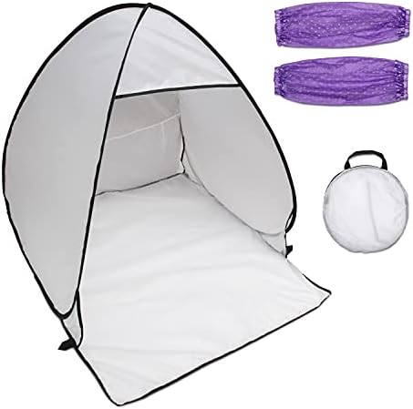 Big Hit LLC Spray Tent with Vent - Great for Staining or Spray Painting Crafts or Other DIY Projects - Limits Over Spray - Foldable - Complete with Arm Sleeves