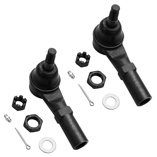 Image of Detroit Axle - RWD 8pc Front End Control Arms Kit for 2002-2005 Dodge Ram 1500, 2 Lower Control Arms with Ball Joints Assembly 2 Sway Bar Links 4 Inner Outer Tie Rods 2003 2004 Replacement