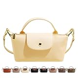 Fashion Mini Crossbody Bag, Handbags Purses with Adjustable Strap for Women, Ladies Shoulder Totes Bag (Yellow)