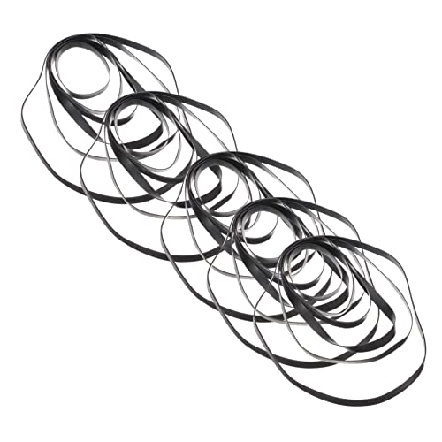 Angoily 50pcs Replacement Belts for Cassette Players Recorders and DVD Drives and Wear-Resistant Cassette Tape Machine Belts for Smoother Playback and Reduced Noise