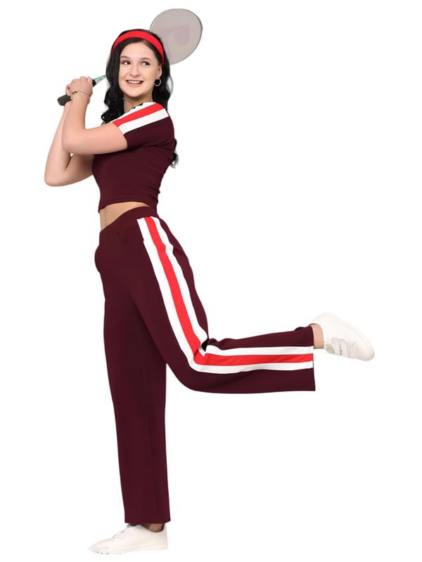 Image of DTR FASHION Women's Active Wear Stretchable Tracksuit | Yoga Wear Suit Set | Casual Wear Tracksuit