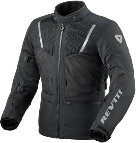 REV'IT! Revit Levante 2 H2O Motorcycle Textile Jacket, black, S