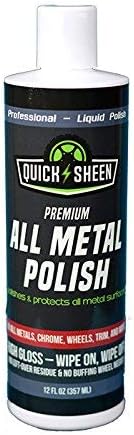 | All Metal Polish & Sealer in One - Work On All Types of Metals Including Chrome, Aluminum, Stainless Steel, Billet, Magnesium, Pewter, Brass, Copper, Gold, Platinum