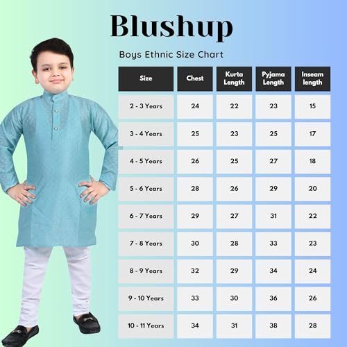 Image of Blushup Boys Kurta and Pyjama Set