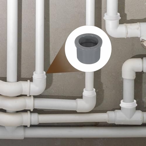 uxcell 10 Pcs PVC DWV Reducer Bushing 1-1/2" x 1"(Socket x Socket) Thread Coupling Connectors PVC Pipe Reducer Adapter Fitting for Pipe Connecting Home Sewer Plumbing, Grey by uxcell - Used condition - Image 5