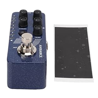 [Varied Reverb Tones]: Features 7 distinctive reverb tones including PLATE, HALL, WARP, SHAKE, CRUSH, and DREAM, providing versatile landscapes for ambient music enthusiasts. [Innovative Controls]: Equipped with X knob for simulating virtual space de...