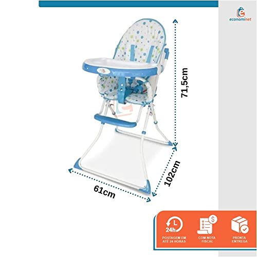 Cadeira Alimentação Flash Baby Style (Azul)
