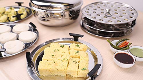 Vinod-Multi-Kadhai-Hard-Anodized-Idli-Maker-Dhokla-Maker-26-cm-Kadai