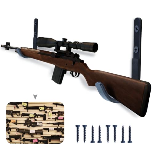 Meng Zhi Ao 4 Pcs Set Gun Rack Stainless Steel Wall Mount Storage Gun Rack Shotgun Hooks Rifle Hangers #TOP5