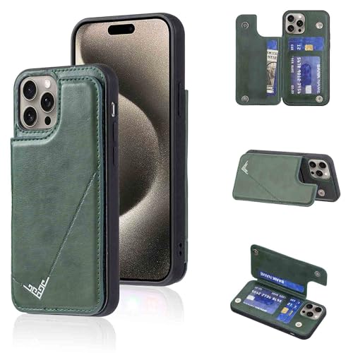 �yAnrek�z�݊��� APPLE iPhone 15 PRO MAX 6.7 inch (6.7�C���`) �p �V�^ �w�� �J�[�h�P�[�X (�_���O���[��) �A�b�v�� �A�C�t�H��15�v�� �}�b�N�X �X�}�z�P�[�X �J�[�h���[ ���u���@�\ �g�уJ�o�[ iphone